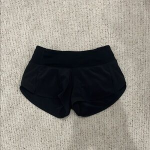 Low Rise 2.5 inch Black Lululemon Speed Ups